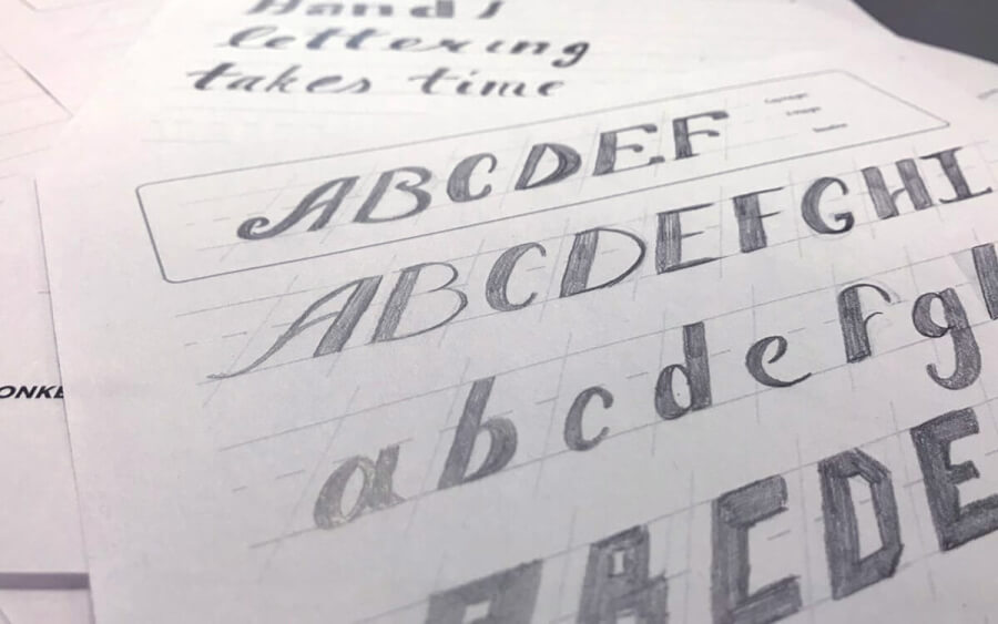 Practice Hand Lettering / Freebie Friday